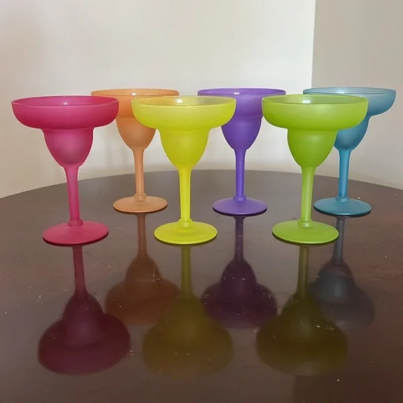Libbey Multicolor6 Margarita Glasses - Picture 7 of 16